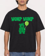 Mockup Boxy Heavyweight Tee Black male close-up 26