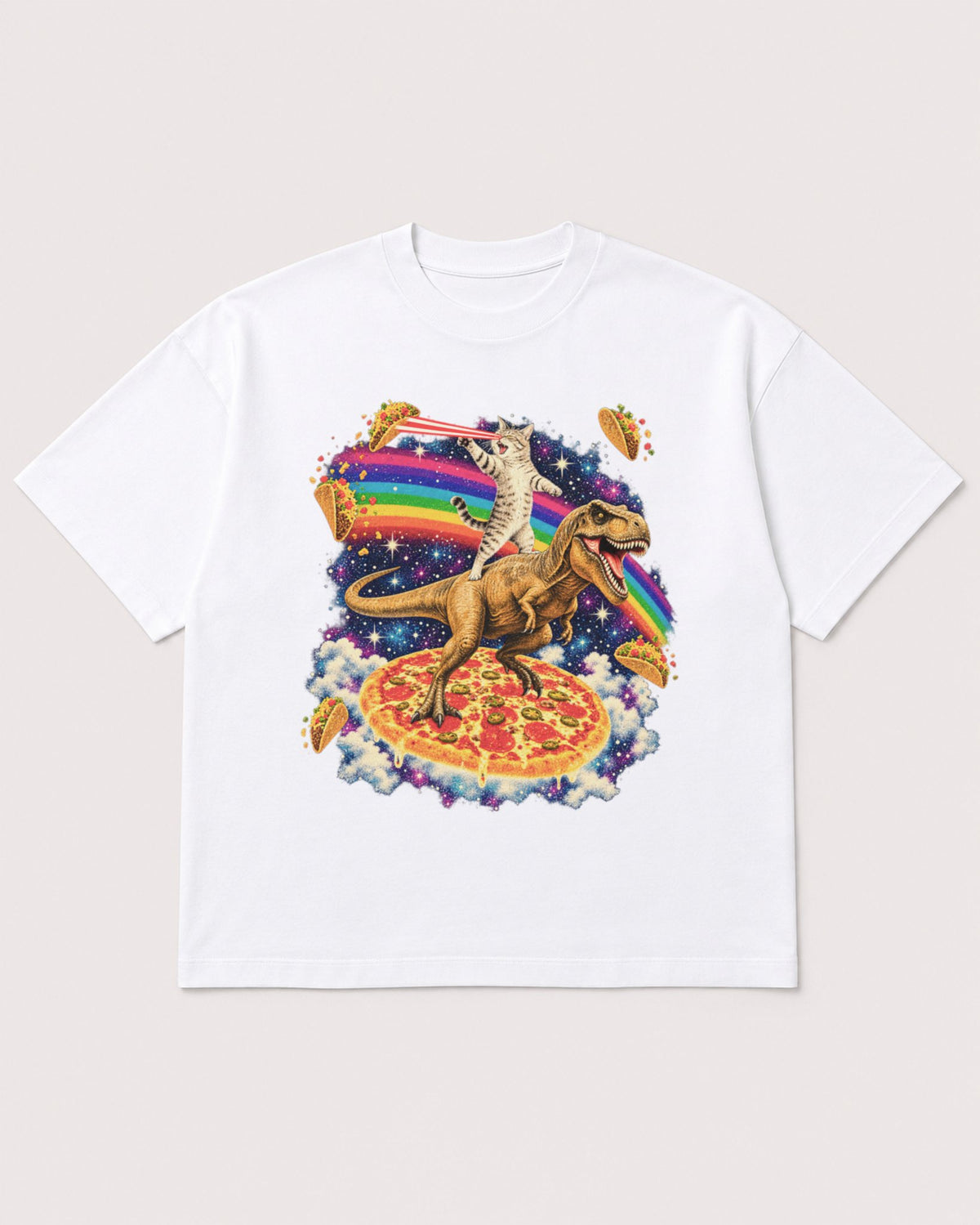 Mockup Boxy Heavyweight Tee White product