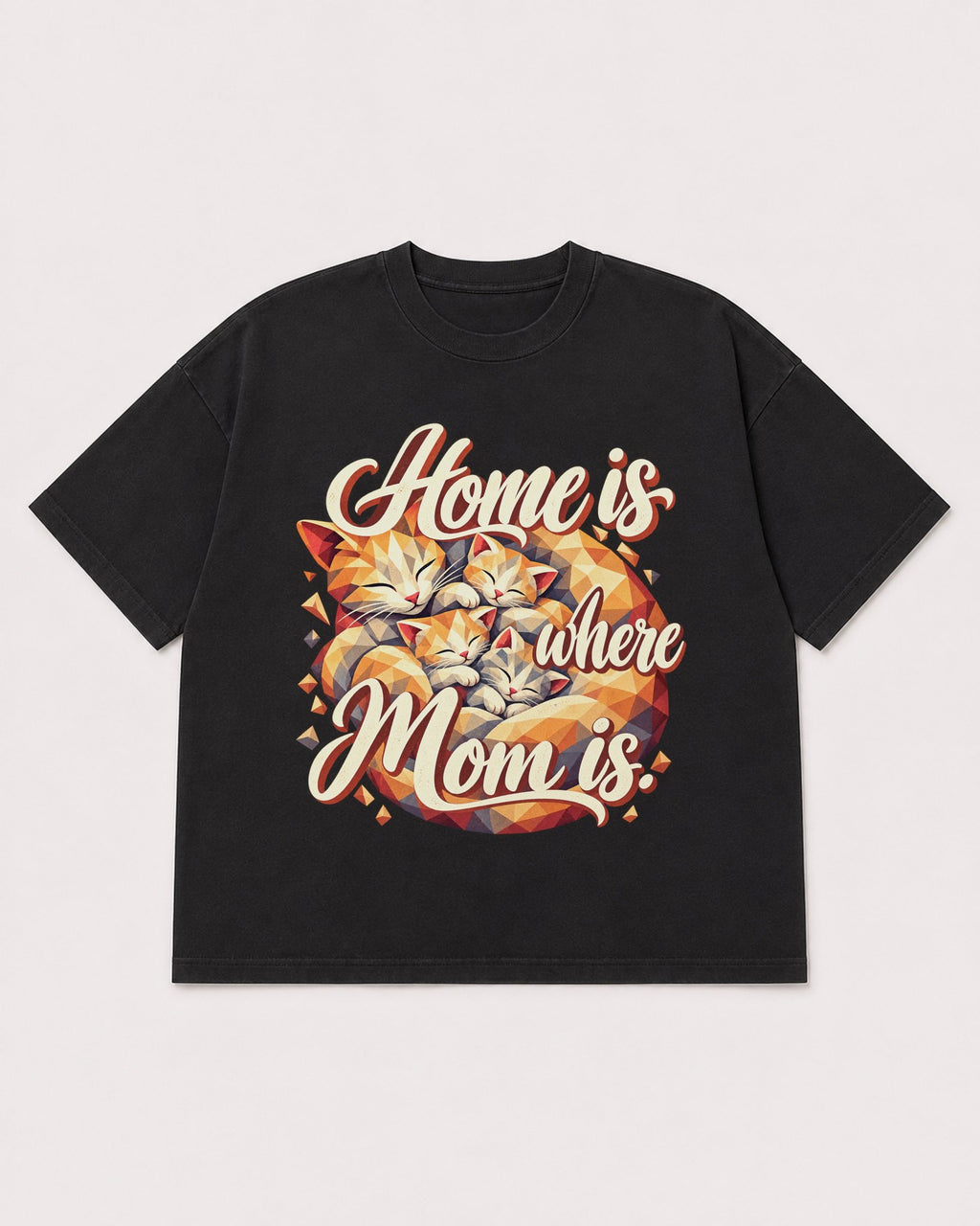 Mockup Boxy Heavyweight Tee Black product