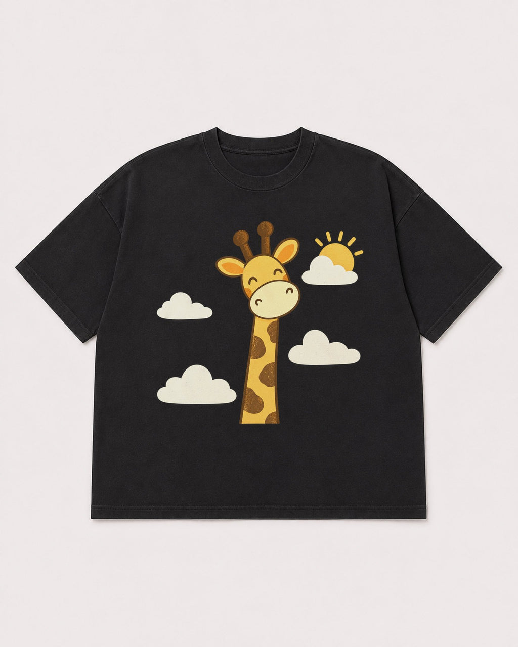 Mockup Boxy Heavyweight Tee Black product