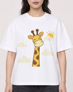 Mockup Boxy Heavyweight Tee White female close-up 03