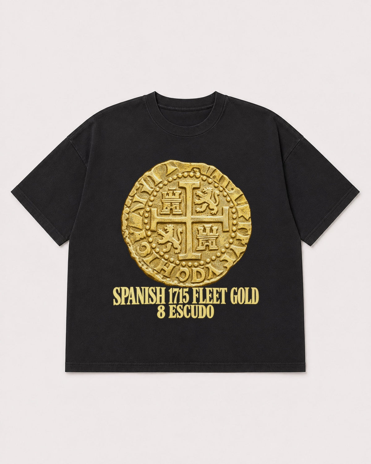 Mockup Boxy Heavyweight Tee Black product