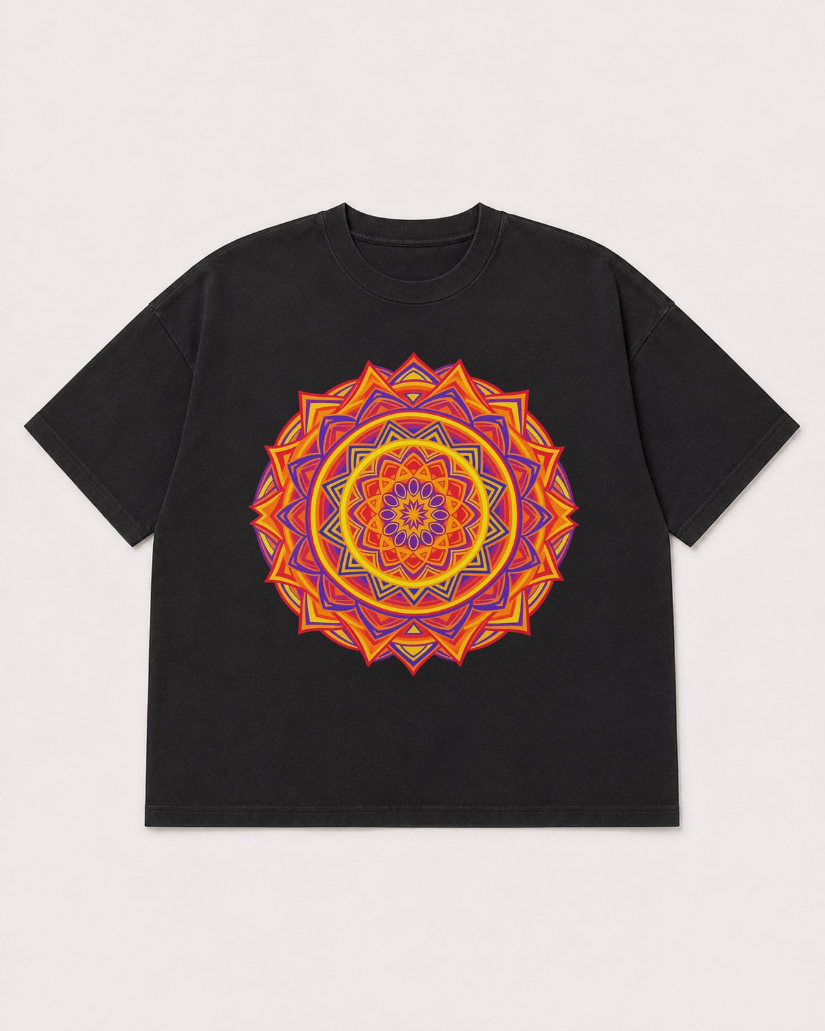 Mockup Boxy Heavyweight Tee Black product