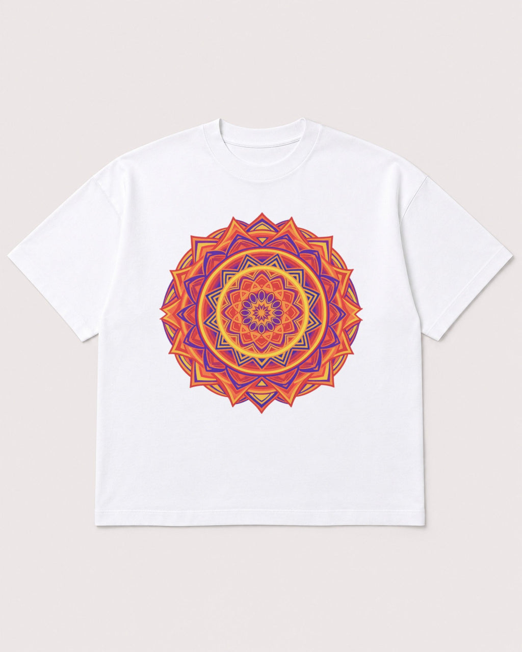 Mockup Boxy Heavyweight Tee White product
