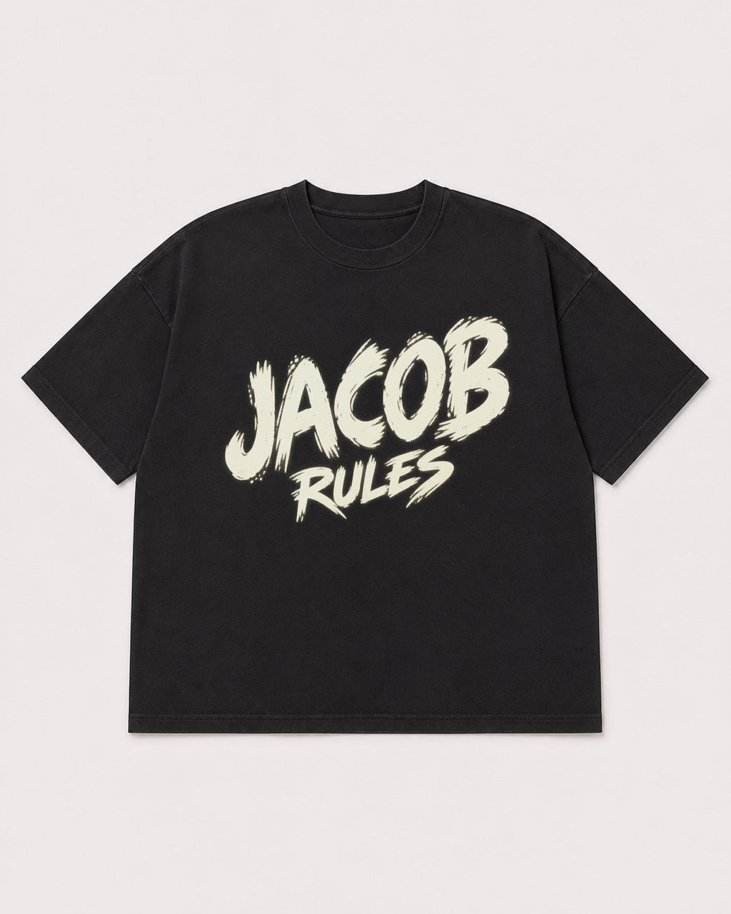 Mockup Boxy Heavyweight Tee Black product
