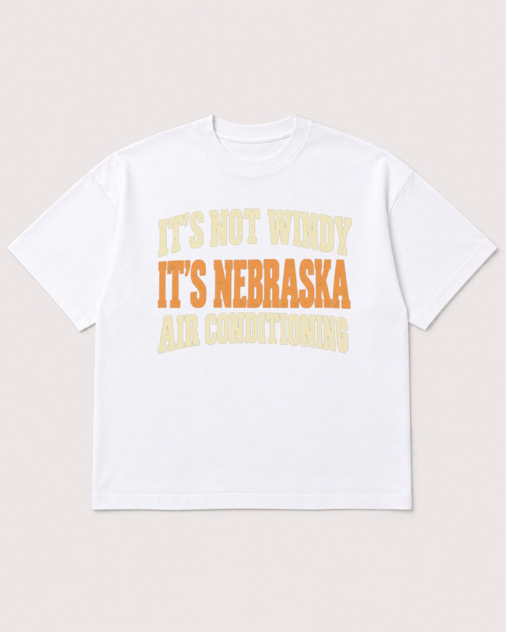 Mockup Boxy Heavyweight Tee White product