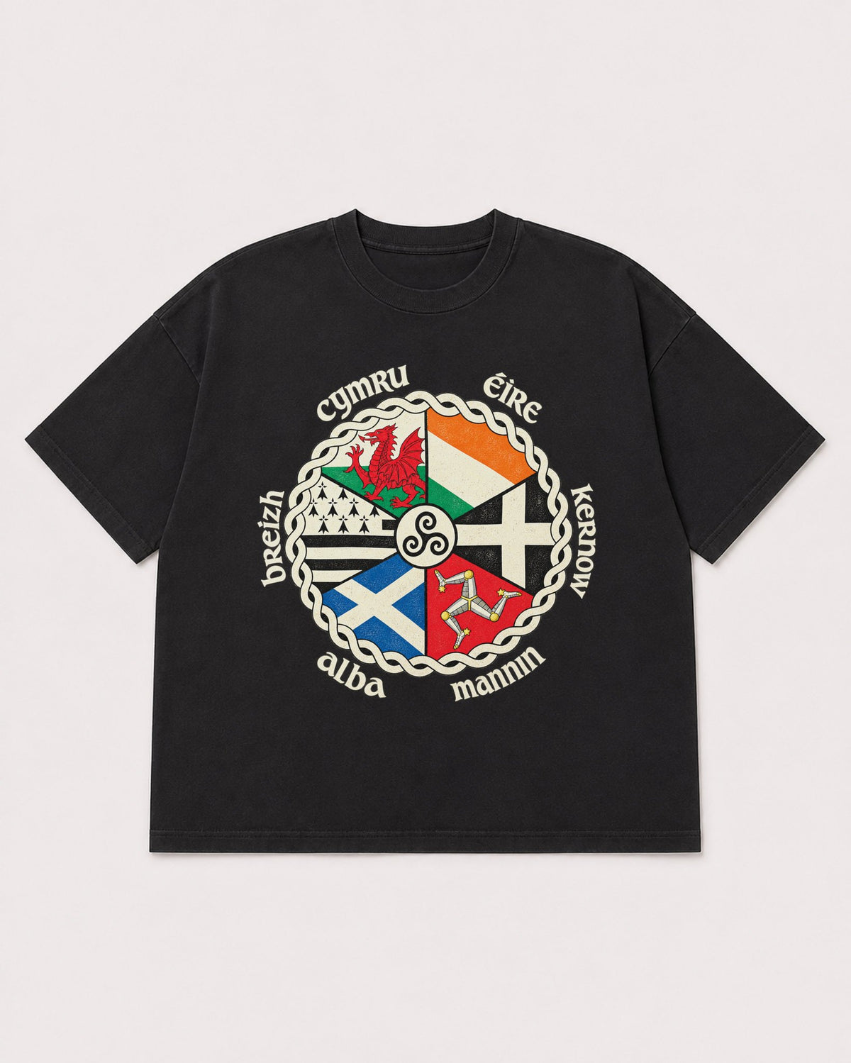 Mockup Boxy Heavyweight Tee Black product