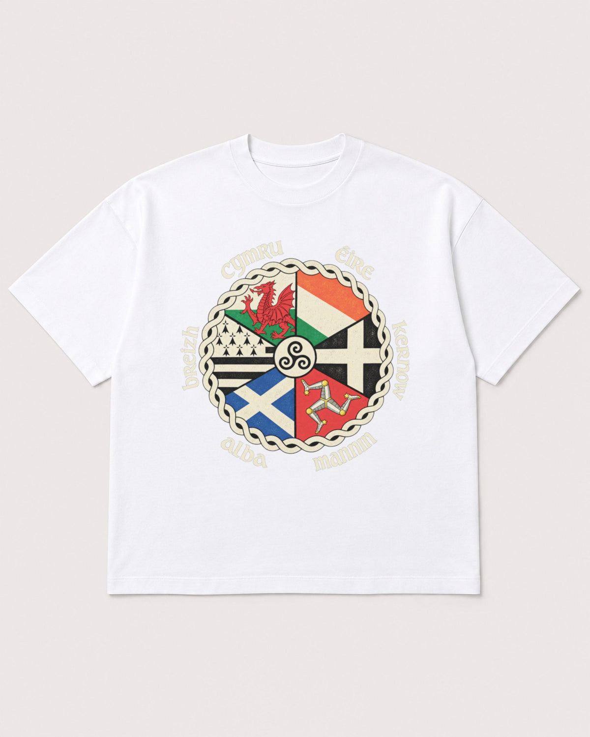 Mockup Boxy Heavyweight Tee White product