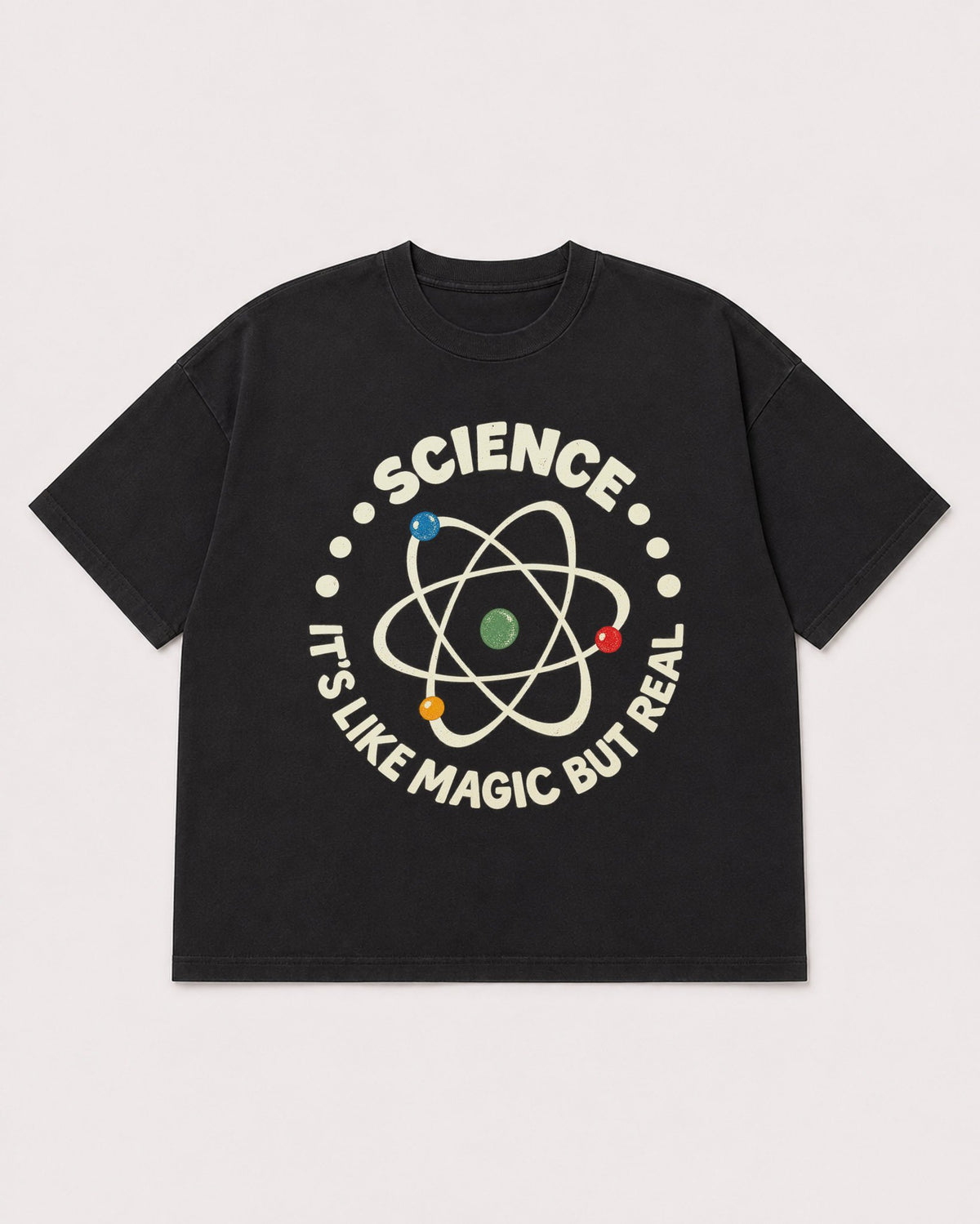 Mockup Boxy Heavyweight Tee Black product
