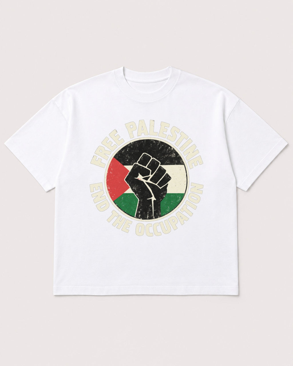 Mockup Boxy Heavyweight Tee White product