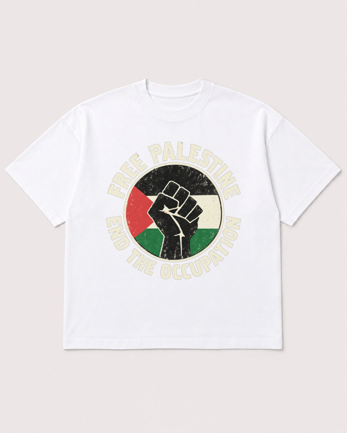 Mockup Boxy Heavyweight Tee White product