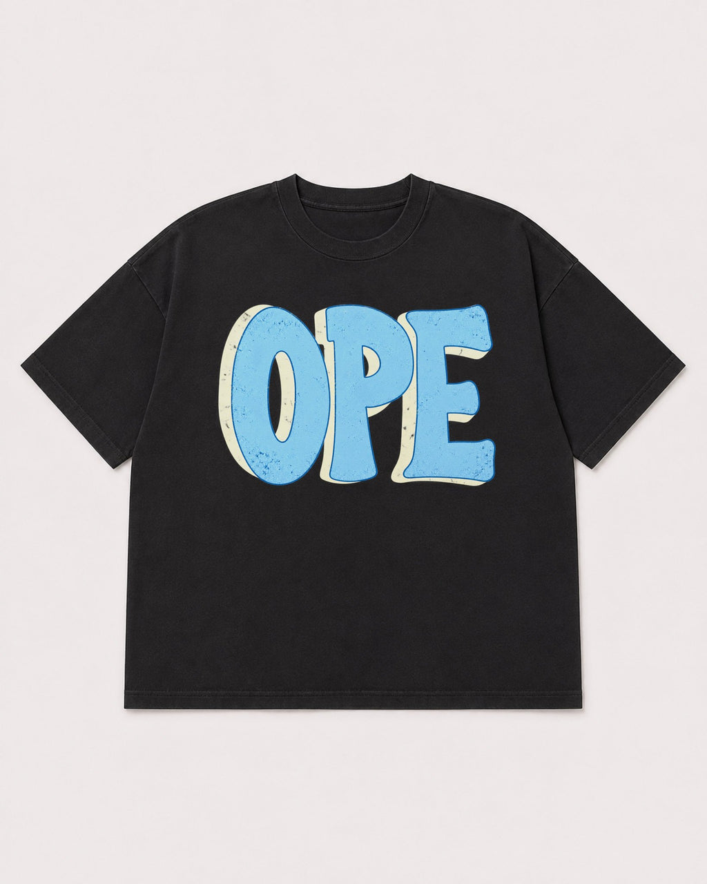Mockup Boxy Heavyweight Tee Black product