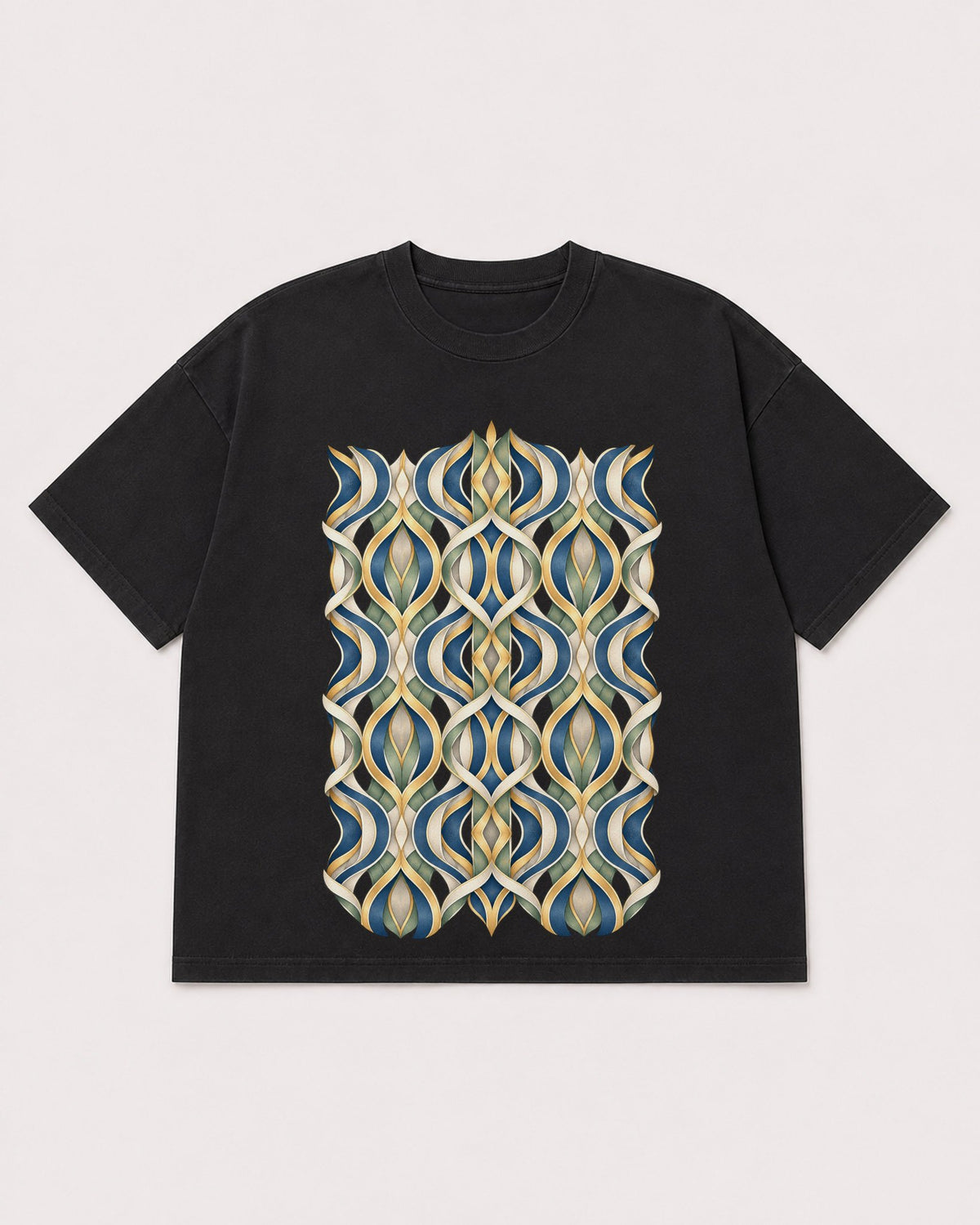 Mockup Boxy Heavyweight Tee Black product