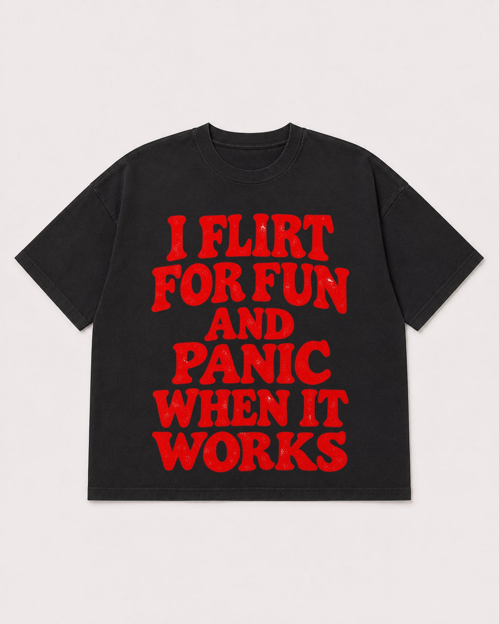 Mockup Boxy Heavyweight Tee Black product