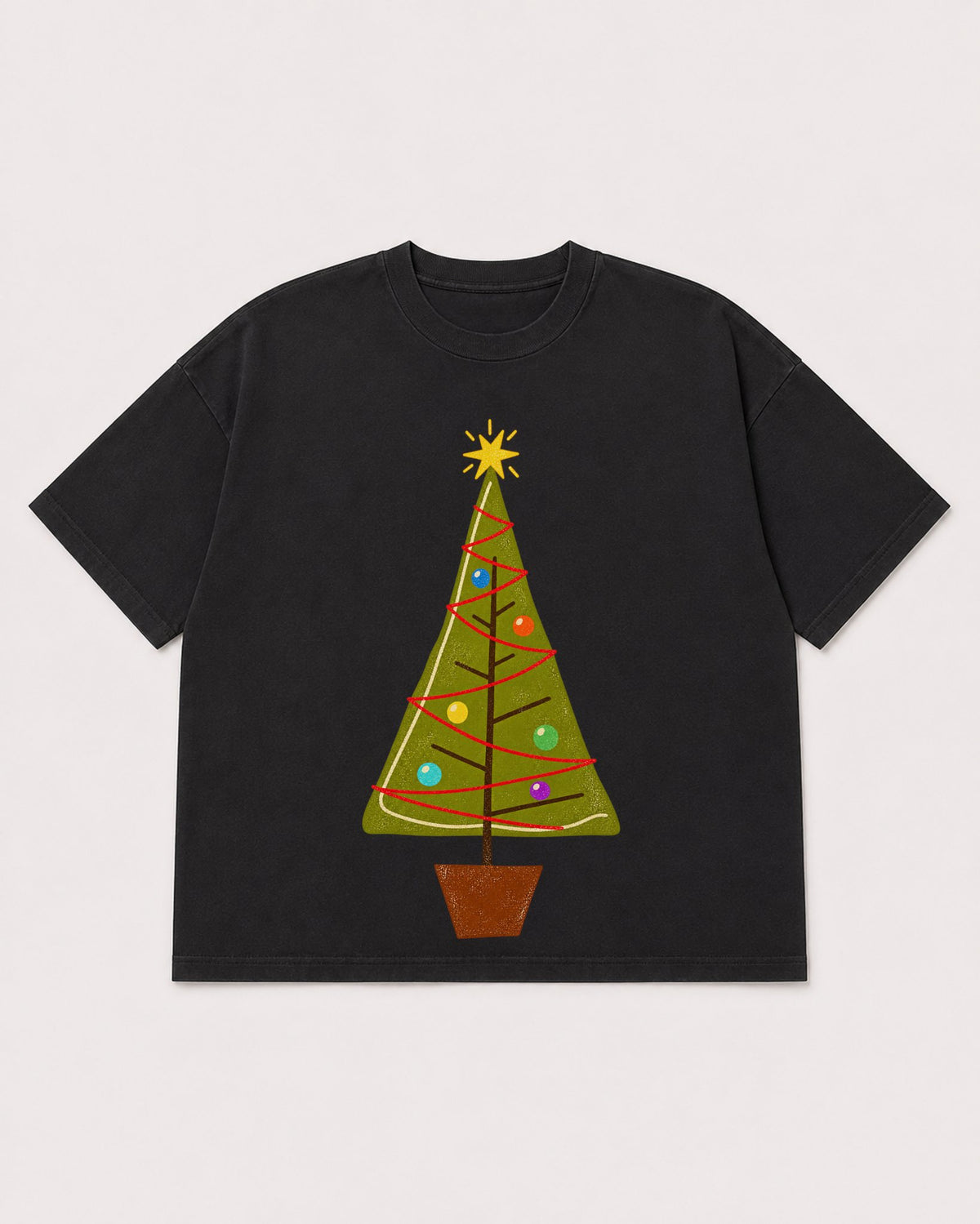 Mockup Boxy Heavyweight Tee Black product