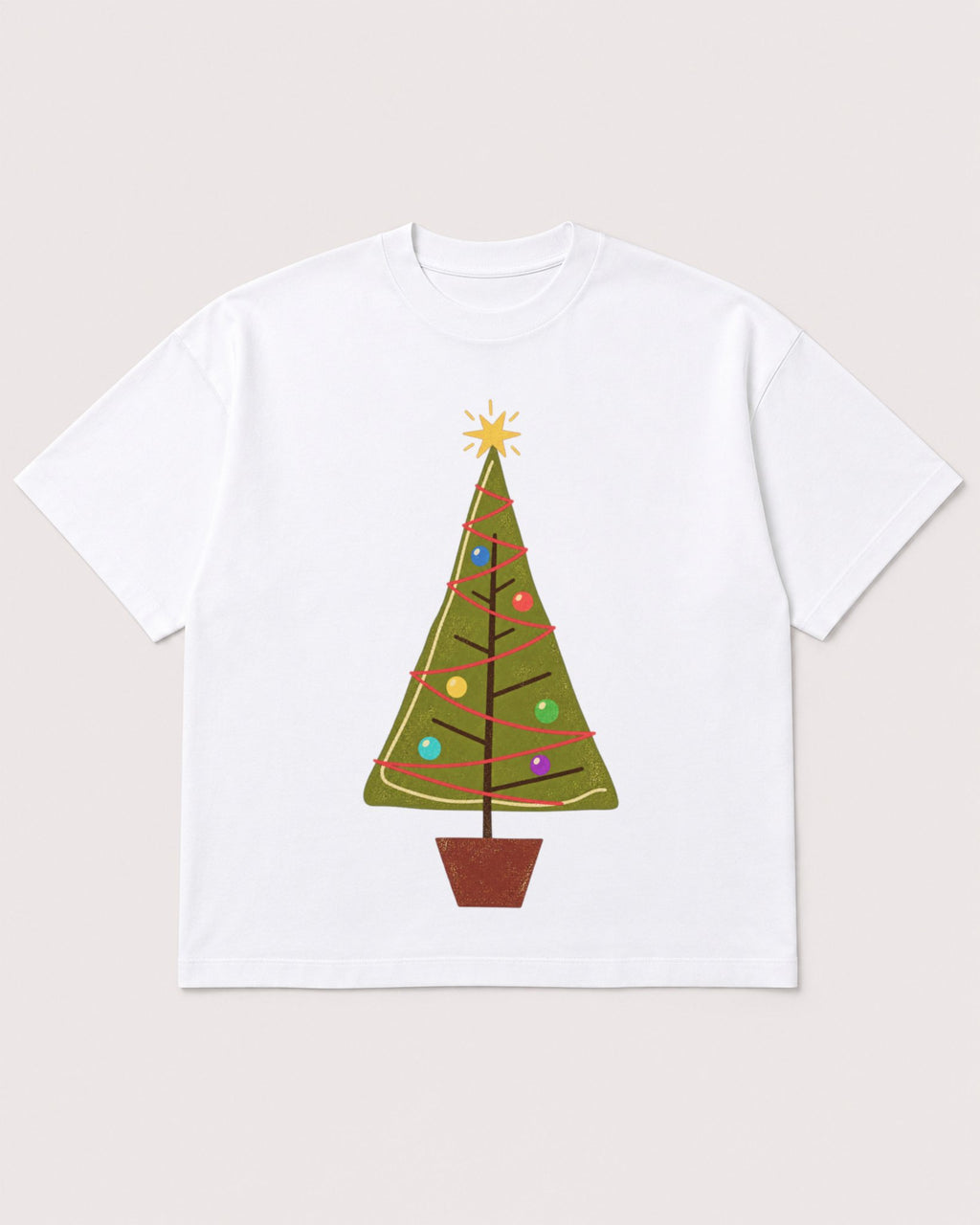 Mockup Boxy Heavyweight Tee White product