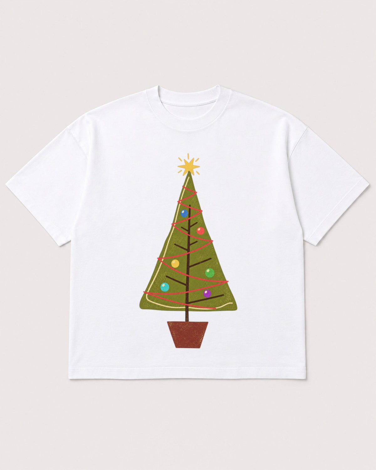 Mockup Boxy Heavyweight Tee White product