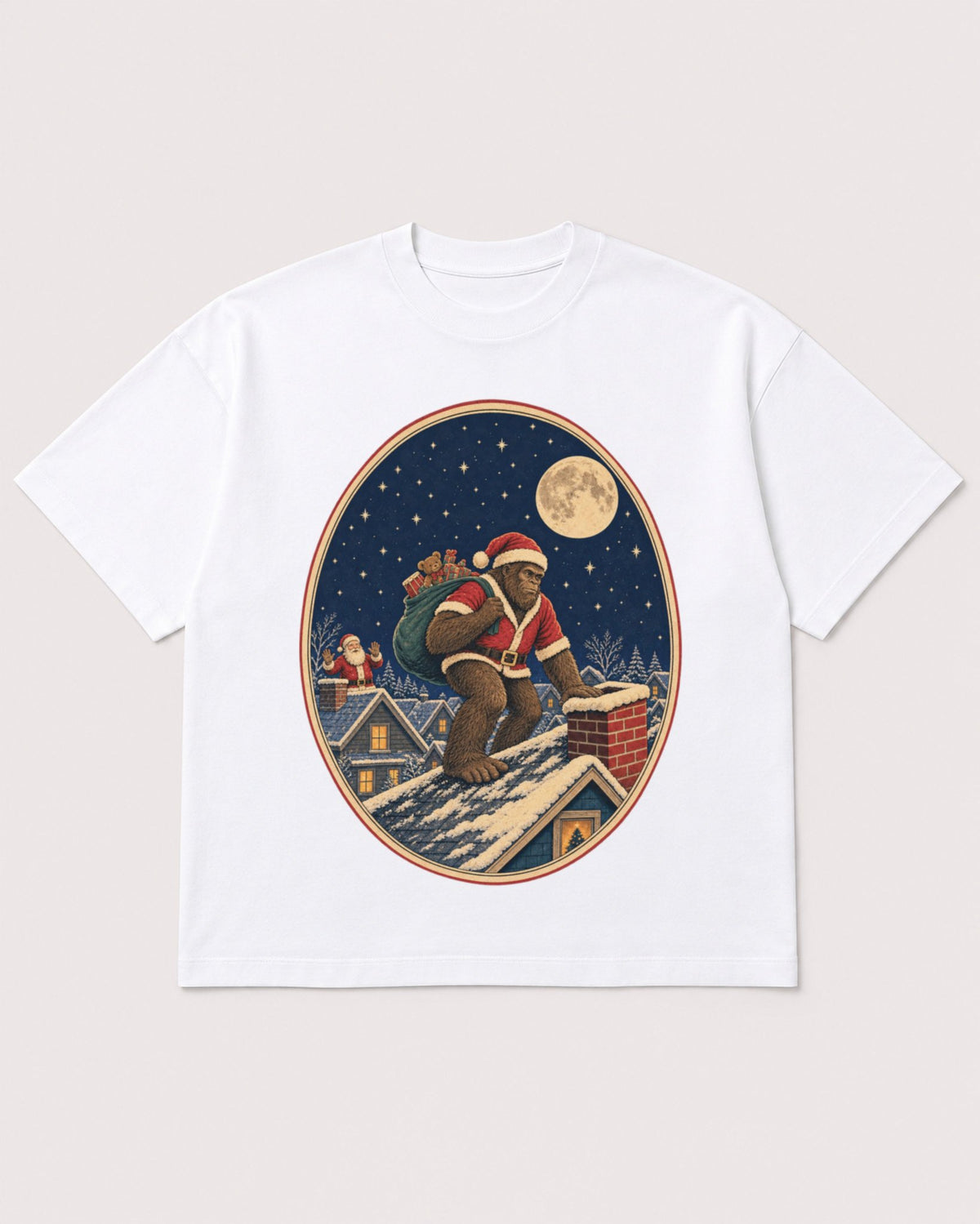 Mockup Boxy Heavyweight Tee White product