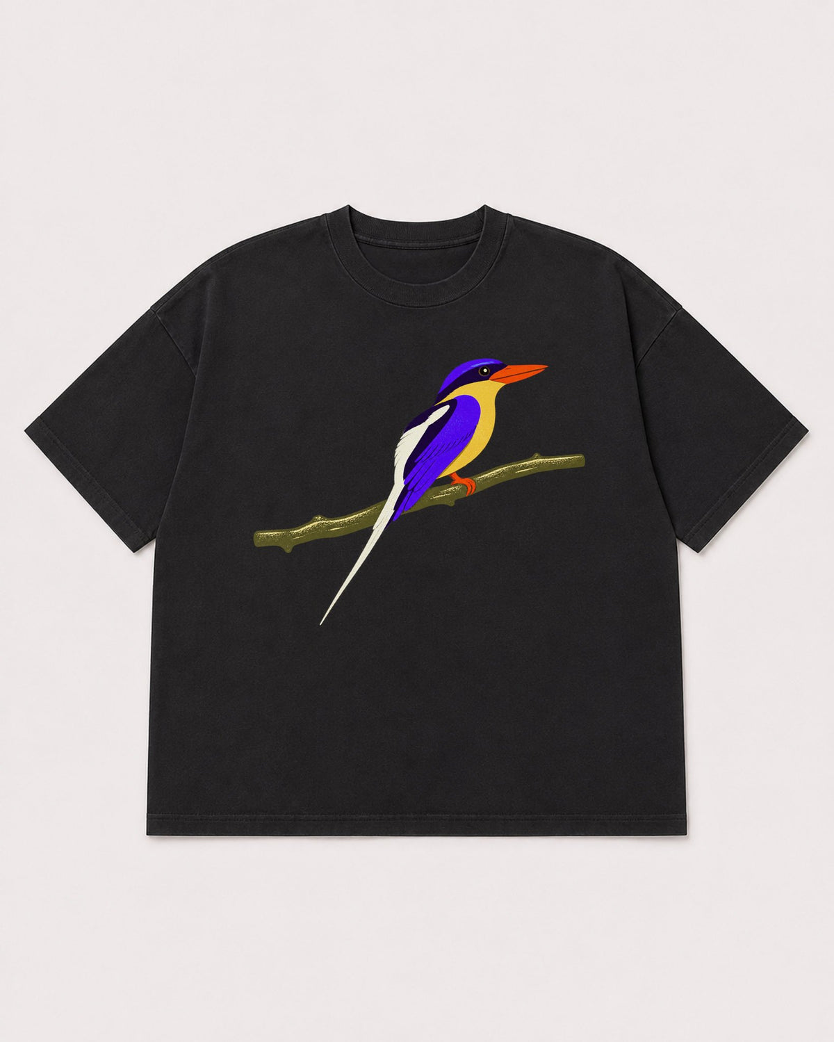 Mockup Boxy Heavyweight Tee Black product