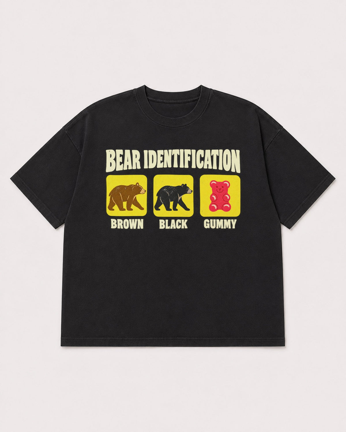 Mockup Boxy Heavyweight Tee Black product