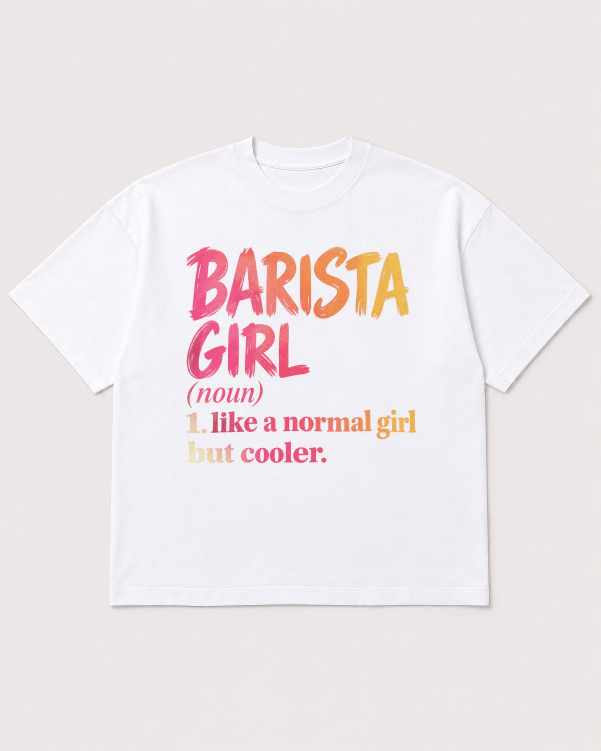 Mockup Boxy Heavyweight Tee White product