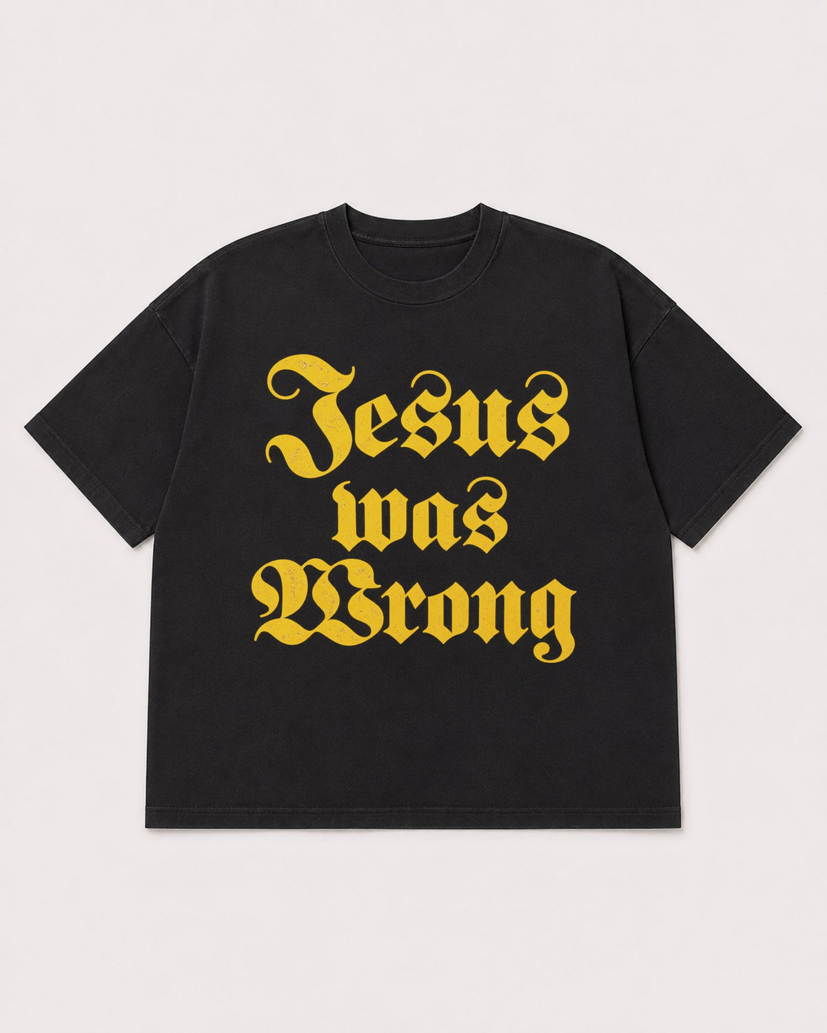 Mockup Boxy Heavyweight Tee Black product