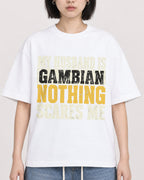 Mockup Boxy Heavyweight Tee White female close-up 11