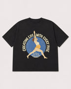 Mockup Boxy Heavyweight Tee Black product