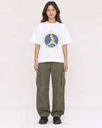 Mockup Boxy Heavyweight Tee White female full-body 02