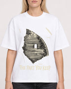 Mockup Boxy Heavyweight Tee White female close-up 08
