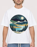 Mockup Boxy Heavyweight Tee White male close-up 28