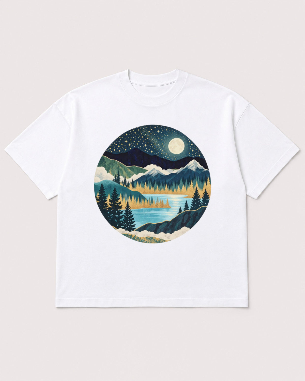 Mockup Boxy Heavyweight Tee White product