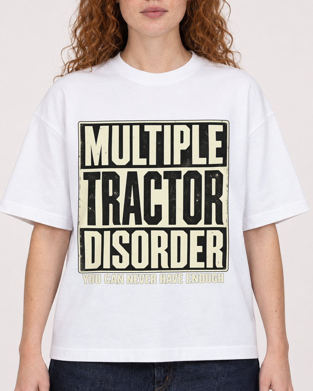 Mockup Boxy Heavyweight Tee White female close-up 09