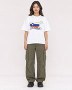 Mockup Boxy Heavyweight Tee White female full-body 02