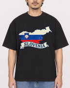 Mockup Boxy Heavyweight Tee Black male close-up 02