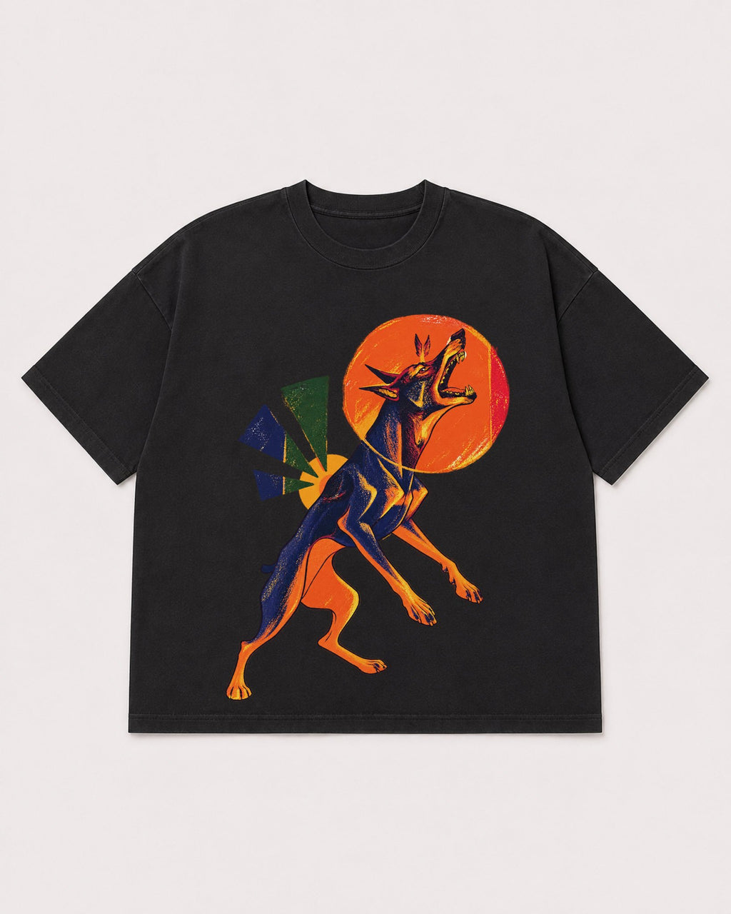 Mockup Boxy Heavyweight Tee Black product