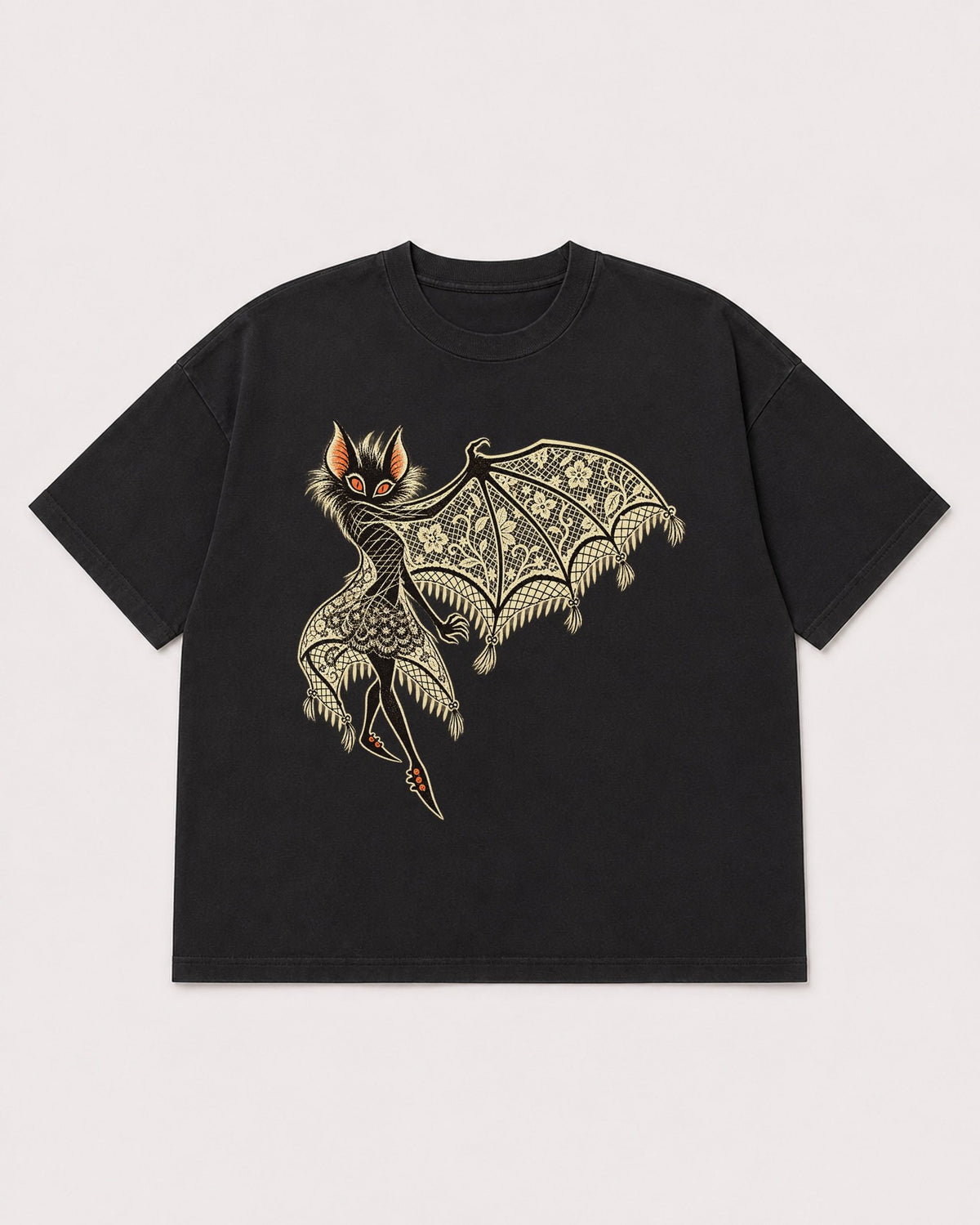 Mockup Boxy Heavyweight Tee Black product
