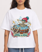 Mockup Boxy Heavyweight Tee White female close-up 06