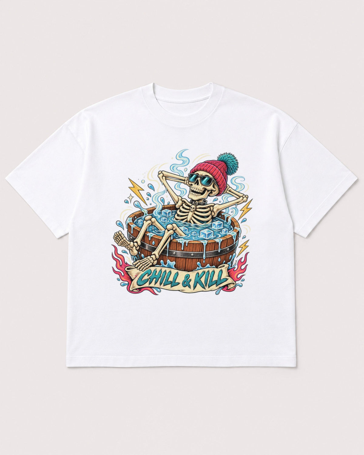 Mockup Boxy Heavyweight Tee White product