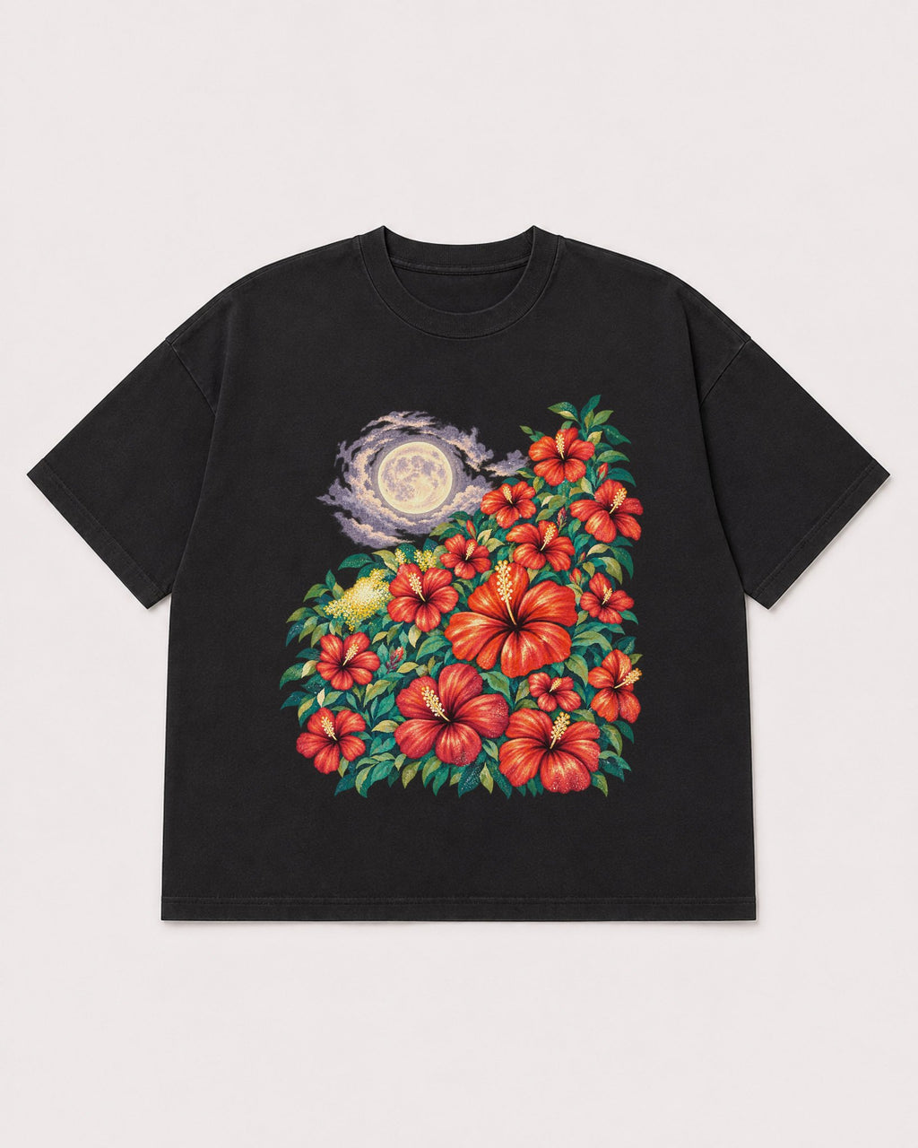 Mockup Boxy Heavyweight Tee Black product