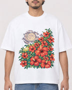 Mockup Boxy Heavyweight Tee White male close-up 02