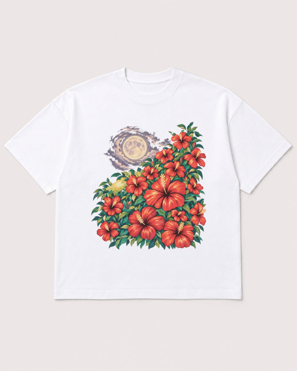 Mockup Boxy Heavyweight Tee White product