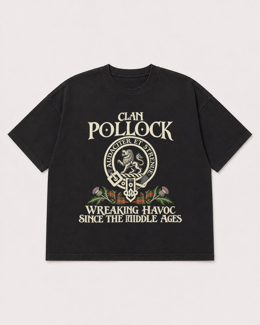 Mockup Boxy Heavyweight Tee Black product