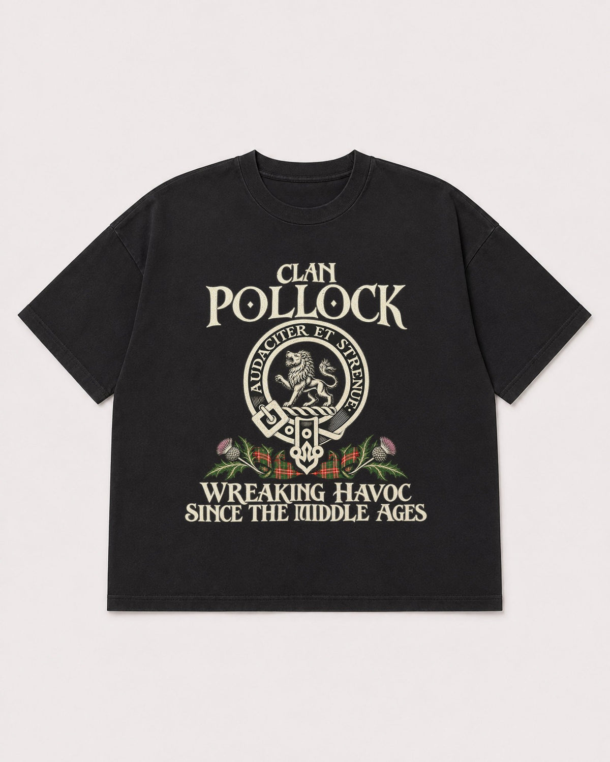 Mockup Boxy Heavyweight Tee Black product