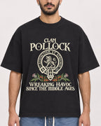Mockup Boxy Heavyweight Tee Black male close-up 07