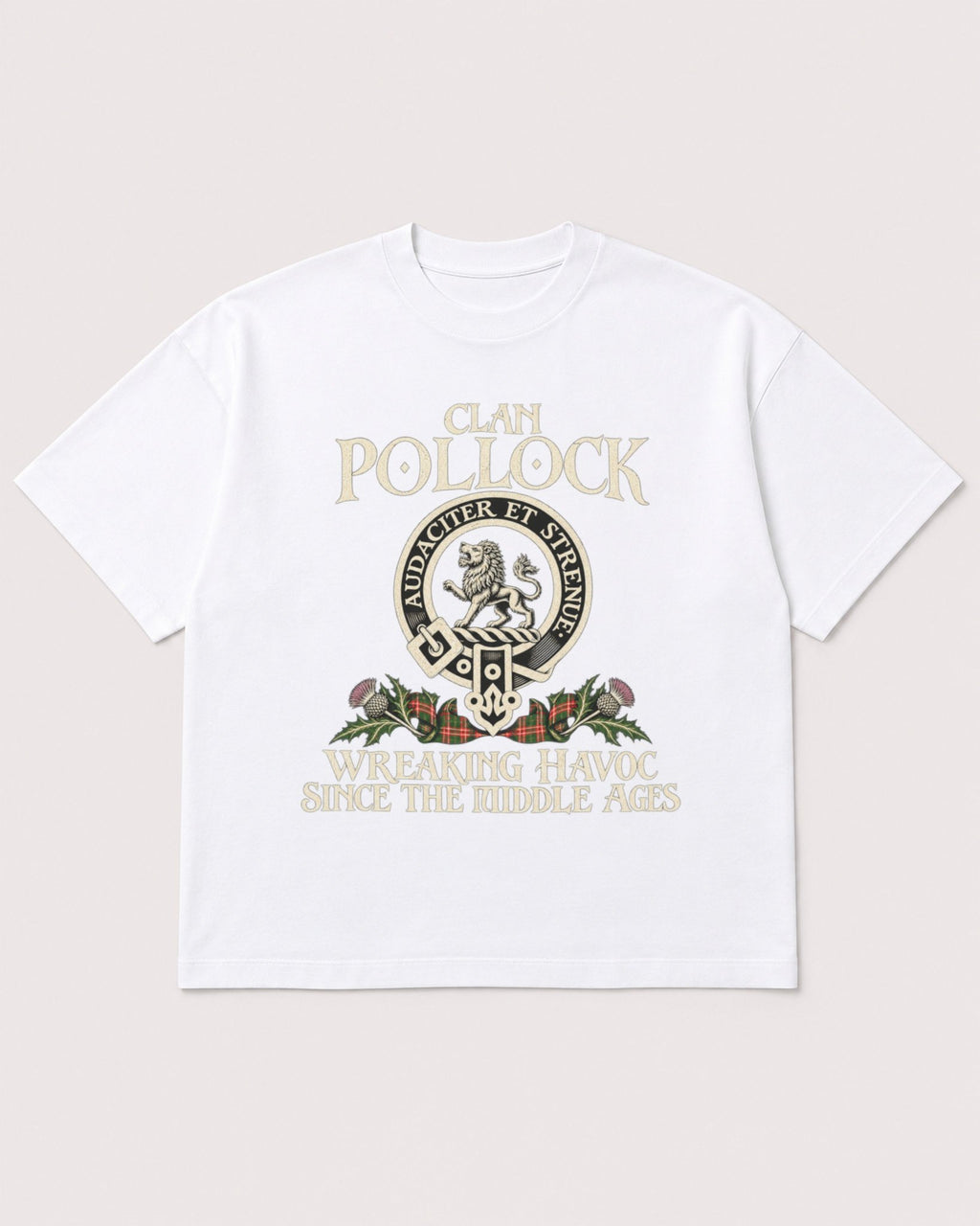 Mockup Boxy Heavyweight Tee White product