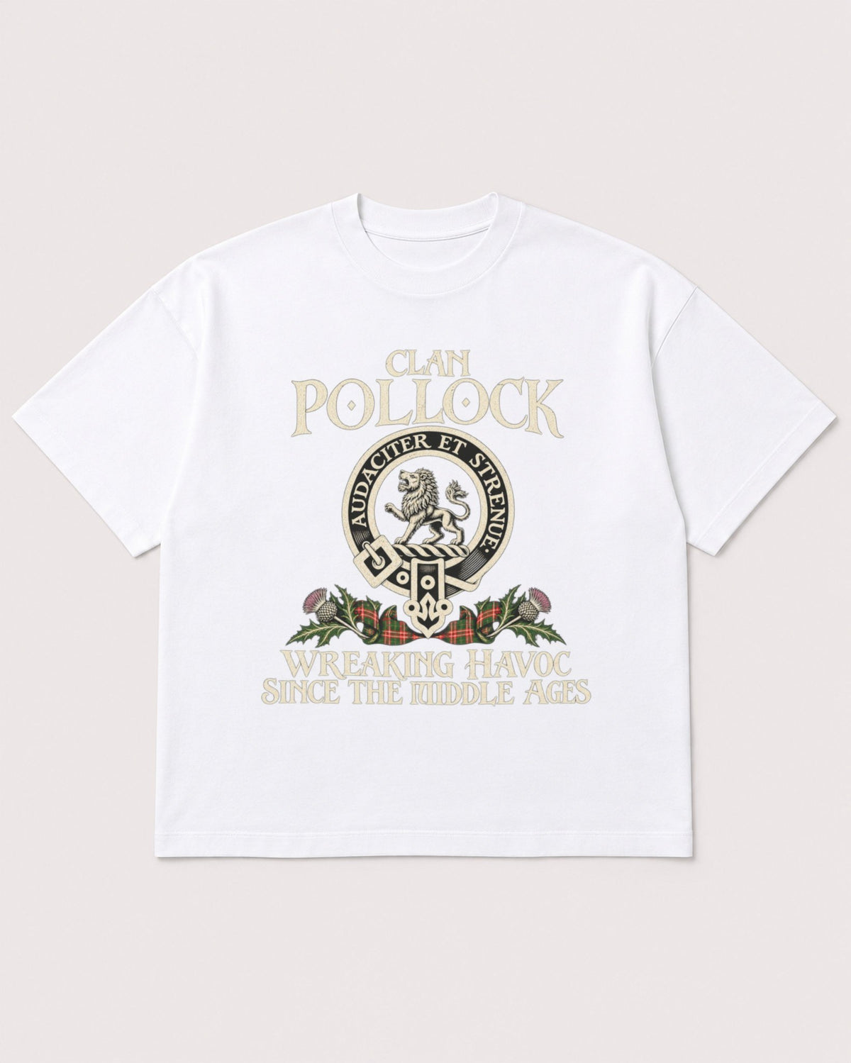Mockup Boxy Heavyweight Tee White product