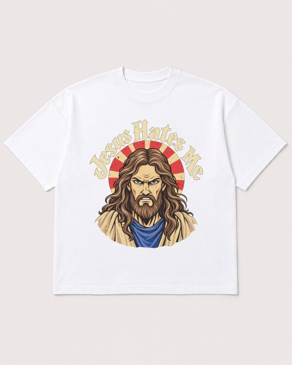 Mockup Boxy Heavyweight Tee White product