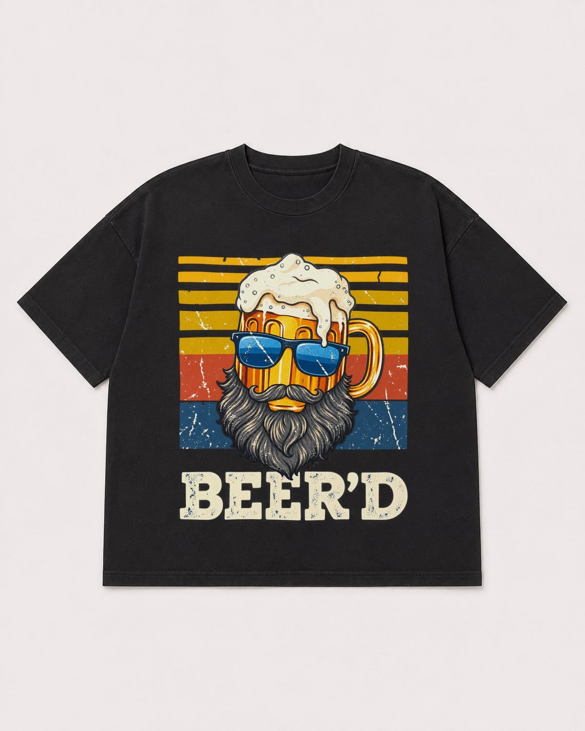 Mockup Boxy Heavyweight Tee Black product