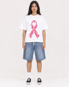 Mockup Boxy Heavyweight Tee White female full-body 46